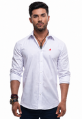 Camisa Social Slim Masculina Branco