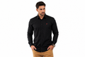 Camisa Social Slim Masculina Preta