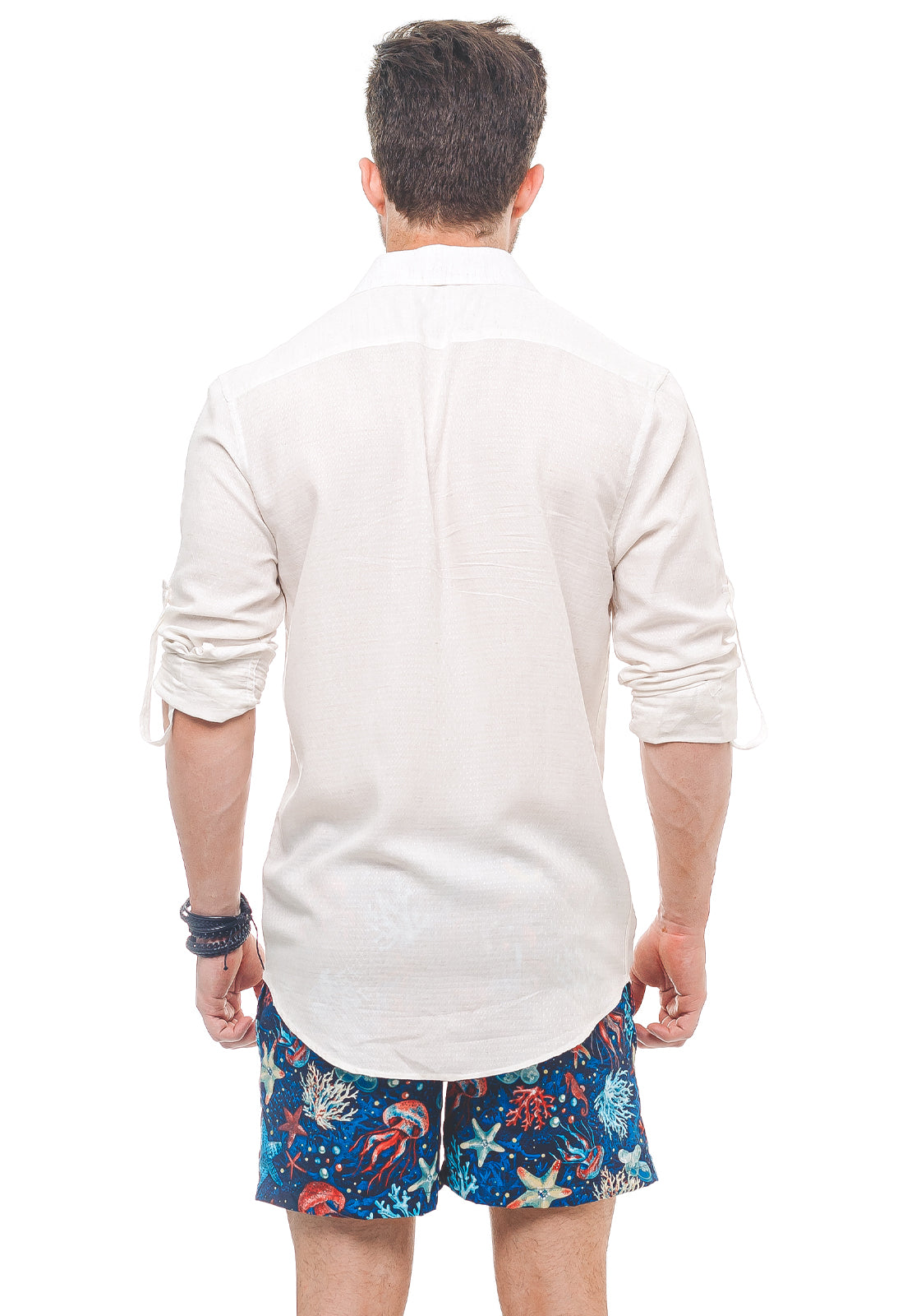 Shorts de Praia Masculino Azul Marinho
