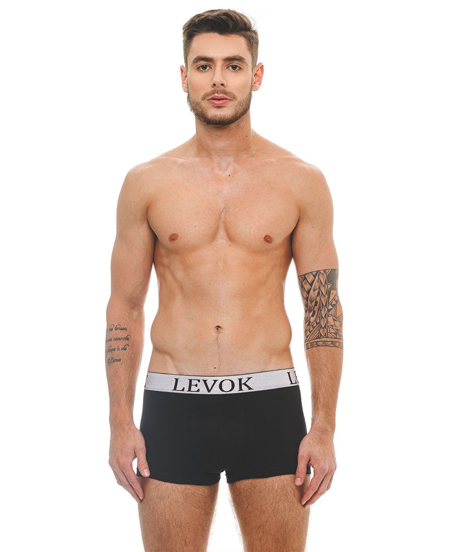 Cueca Boxer Masculina Preta