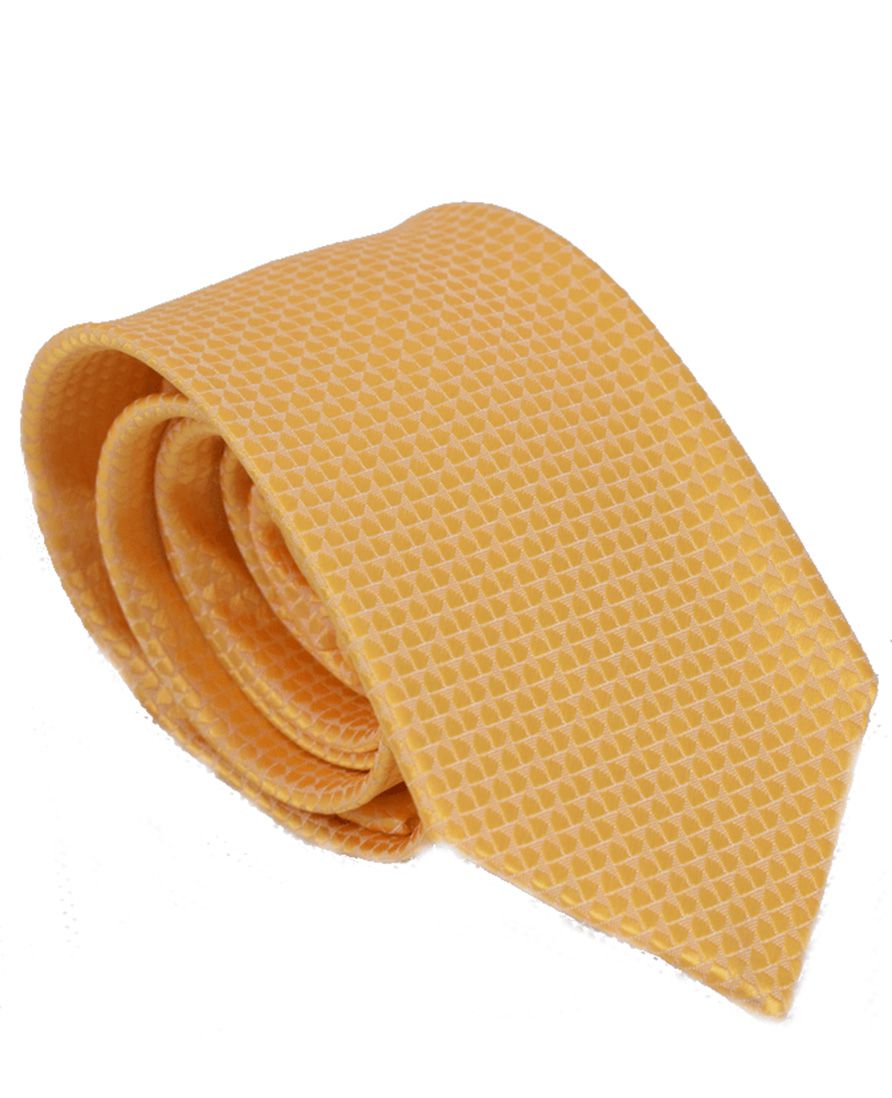 Gravata Social Slim Amarela