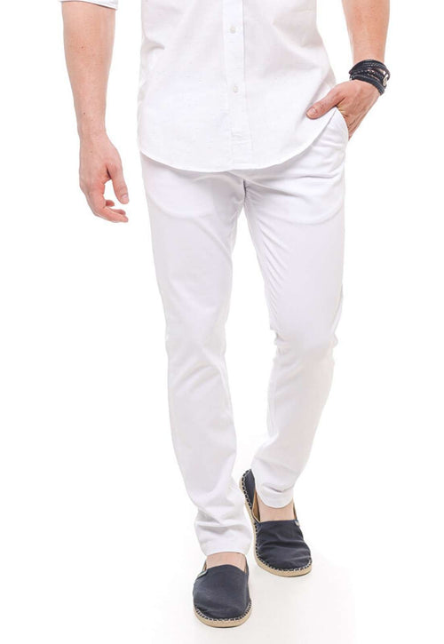 Calça Masculina Branca Slim