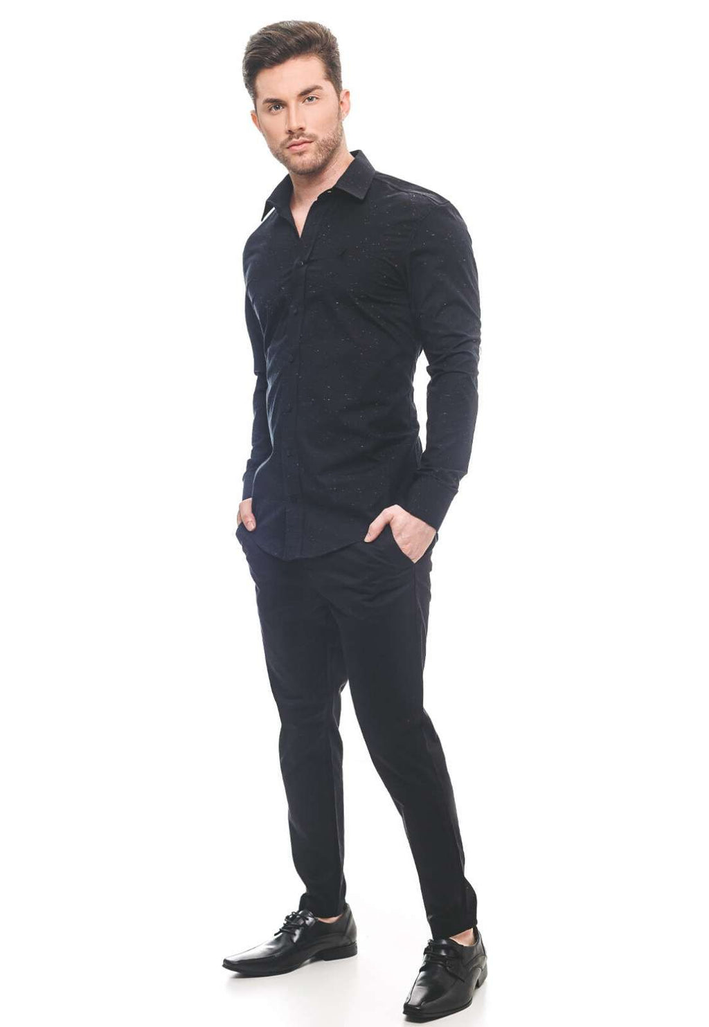 Calça Masculina Preta Slim