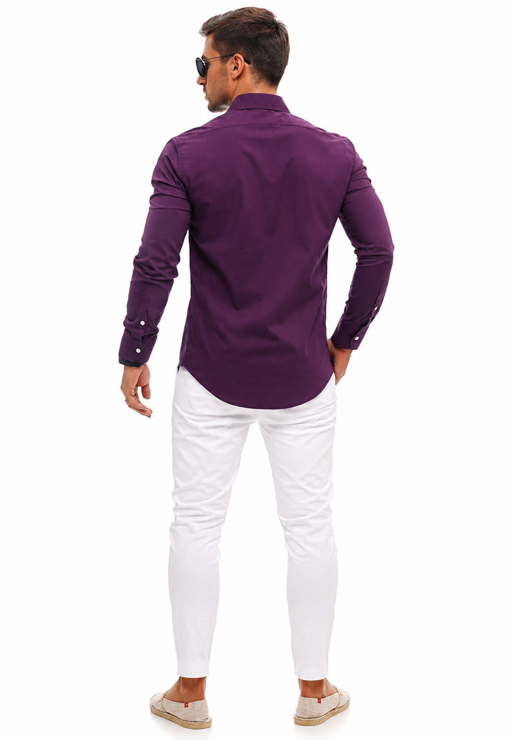 Calça Masculina Branca Super Slim