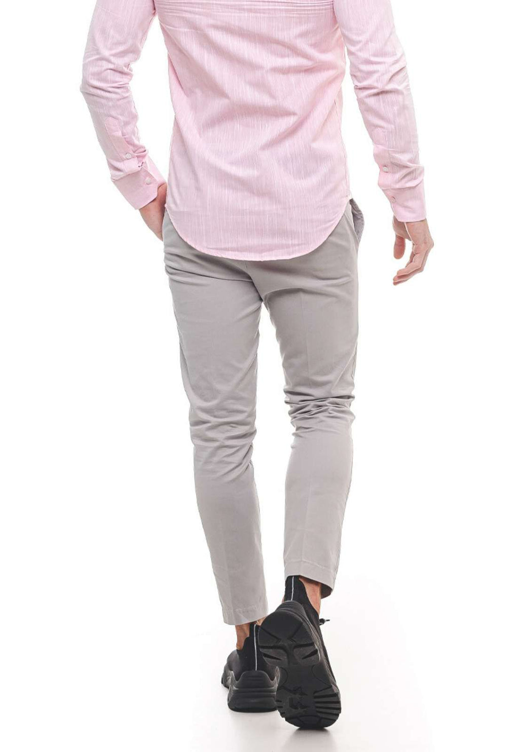 Calça Masculina Cinza Super Slim