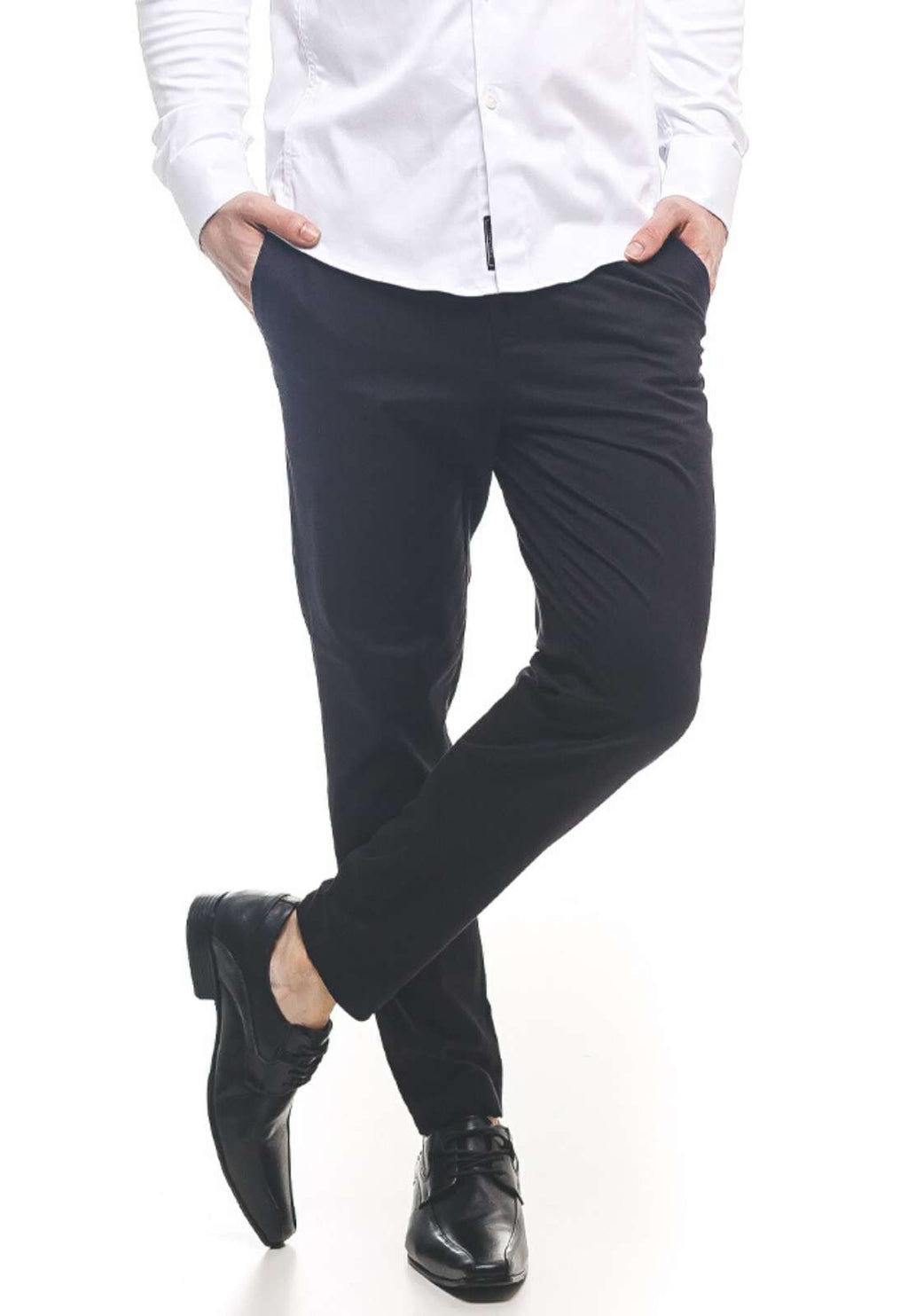 Calça Masculina Preta Super Slim