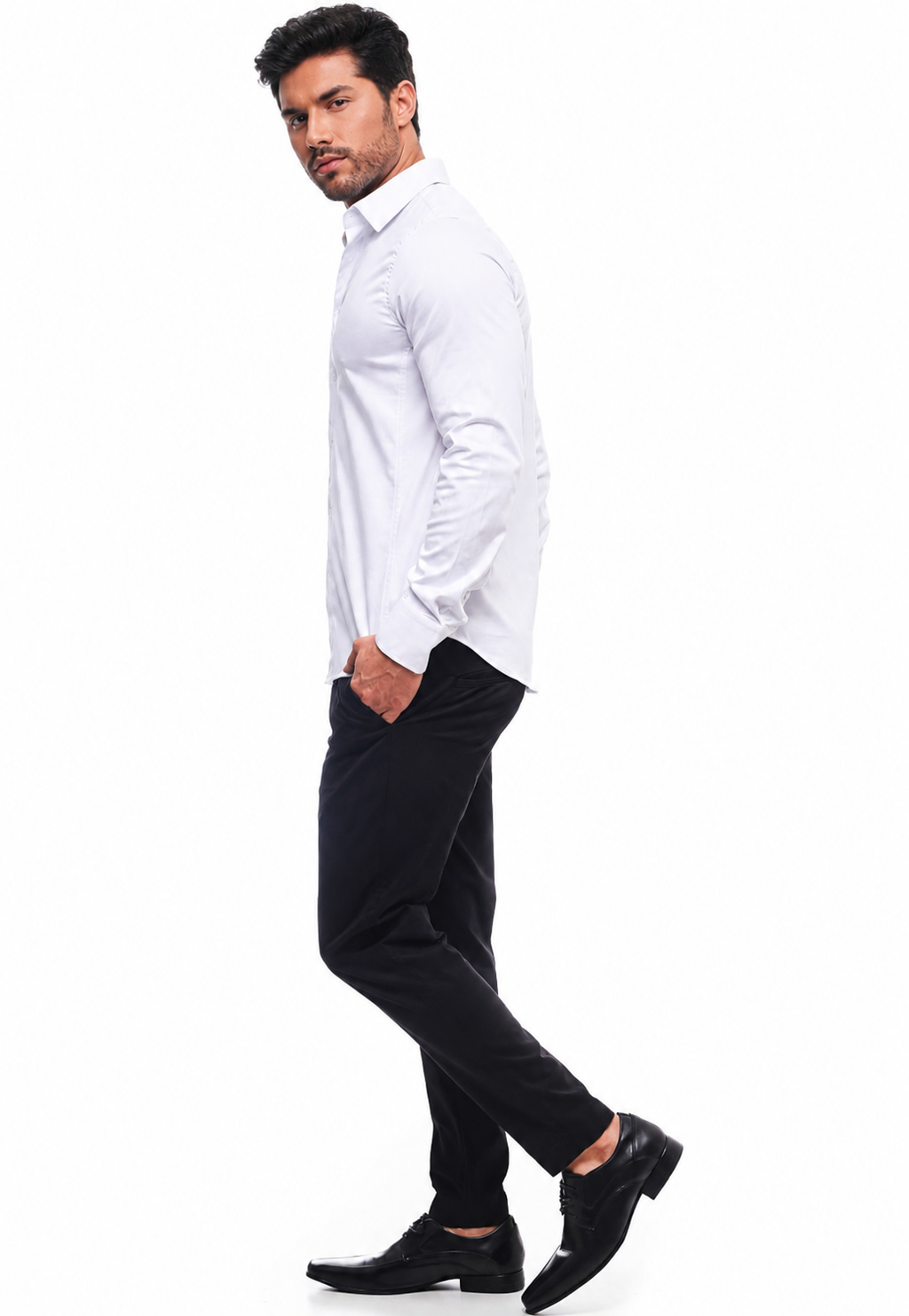 Calça Masculina Preta Super Slim