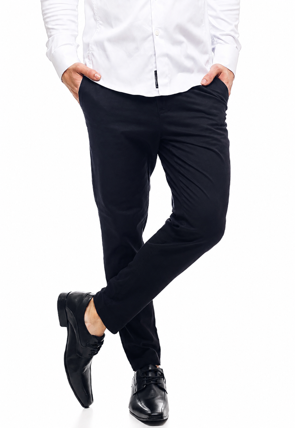 Calça Masculina Preta Super Slim