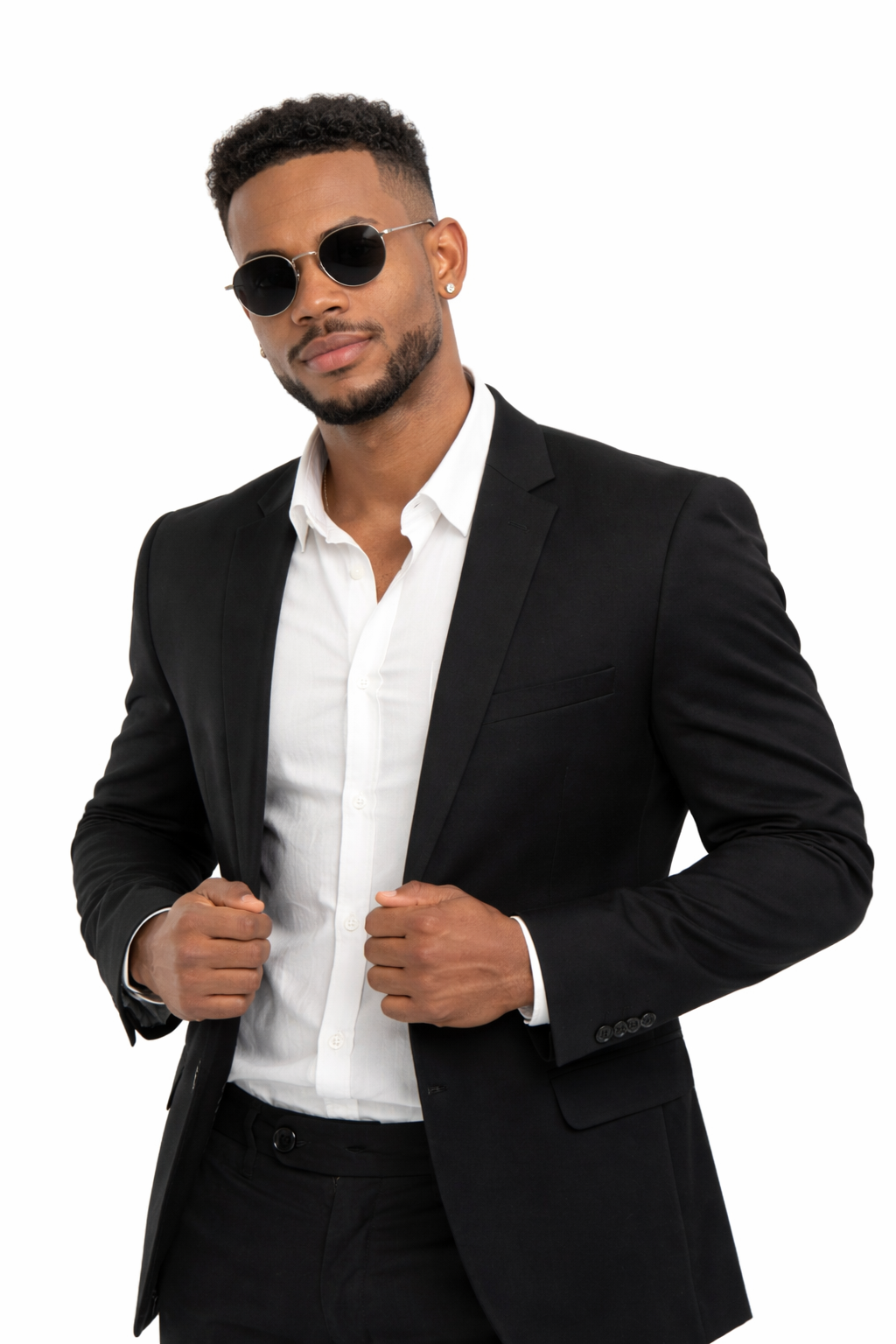 Blazer Social Masculino Malha Preto