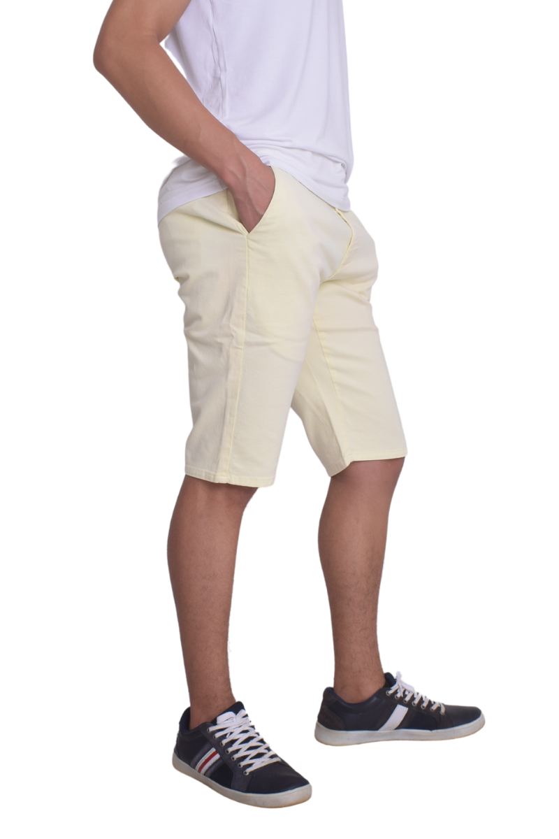 Bermuda Jeans Amarela Masculina