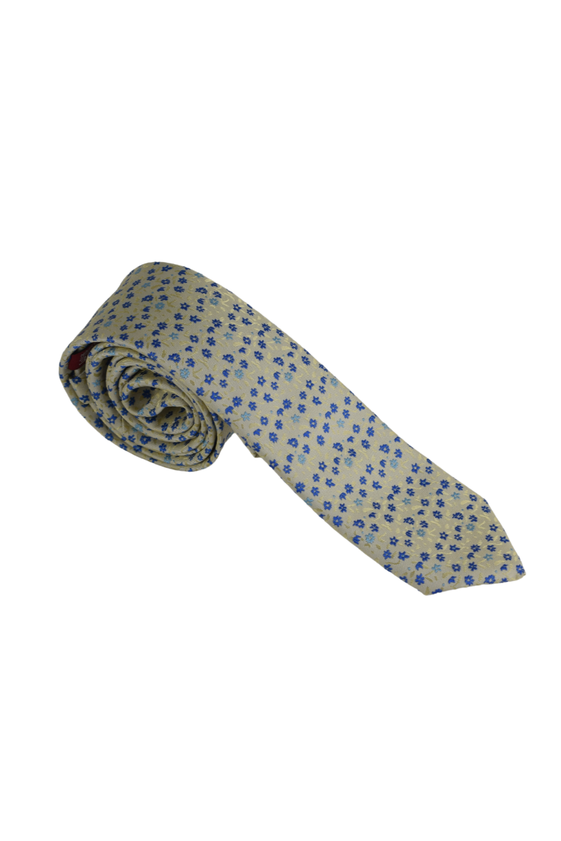 Gravata Social Slim Estampa Flores
