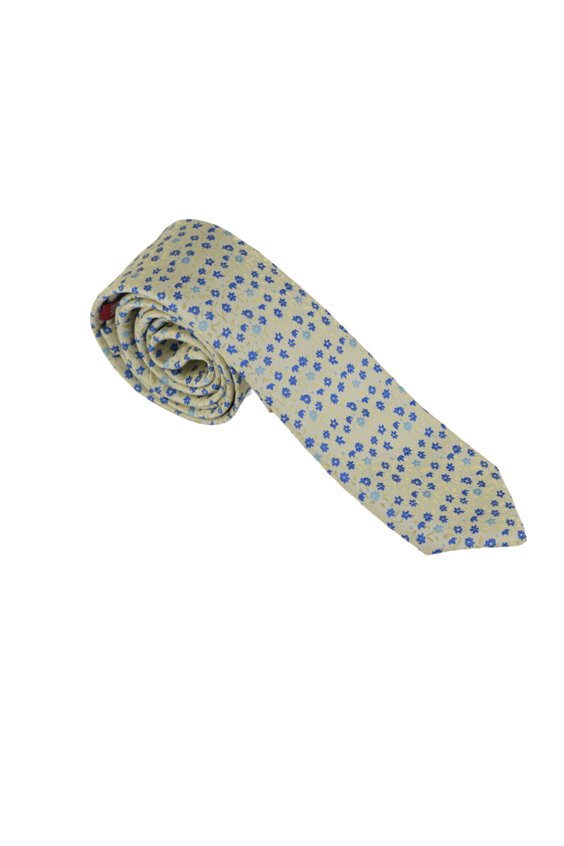 Gravata Social Slim Estampa Flores